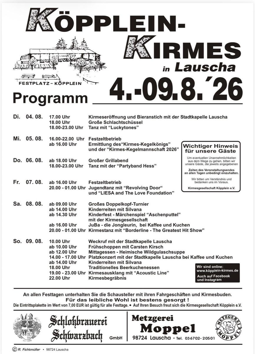 Köpplein Kirmes 2026 Vorschaubild
