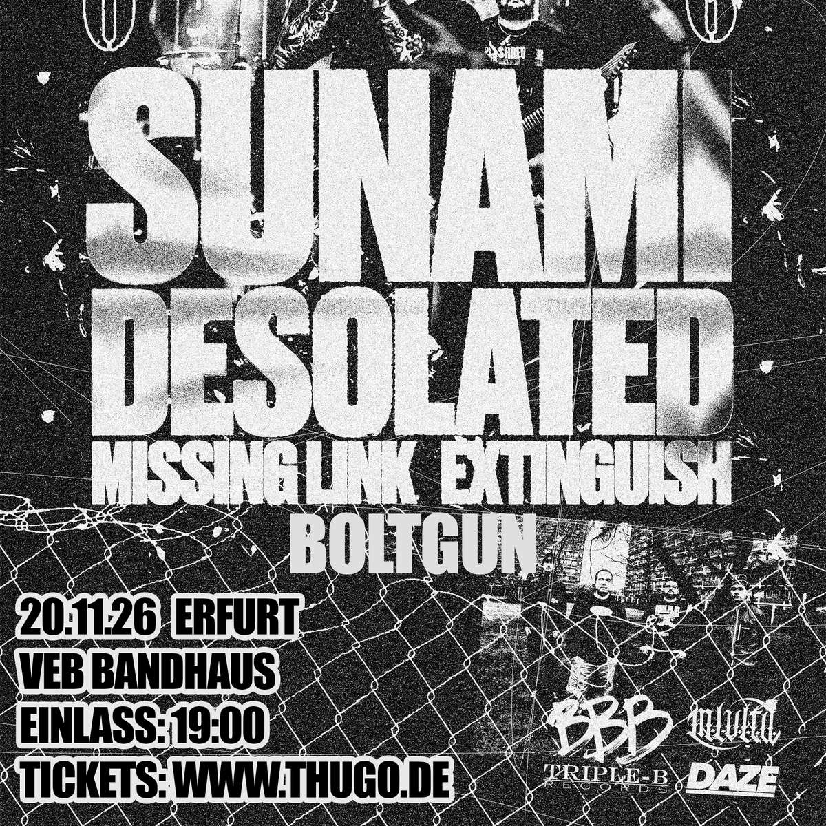SUNAMI / DESOLATED / MISSING LINK / EXTINGUISH Vorschaubild