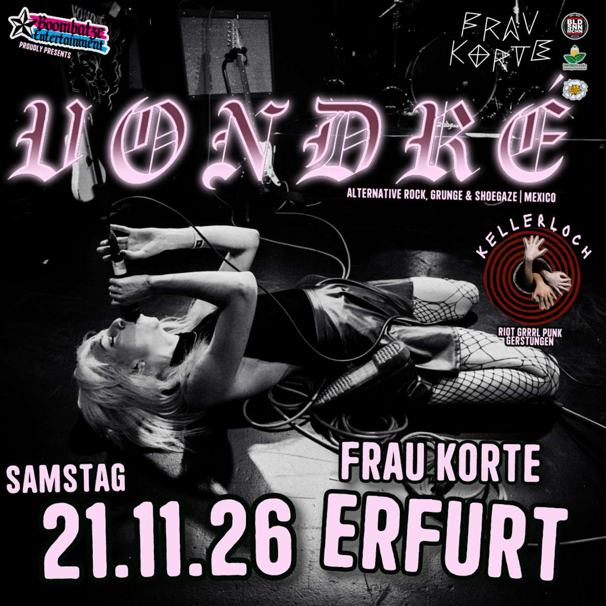VONDRÉ [MEX] + KELLERLOCH [Th] | 21.11.26 Frau Korte Erfurt Sa. 21.11.2026 | Bild 1