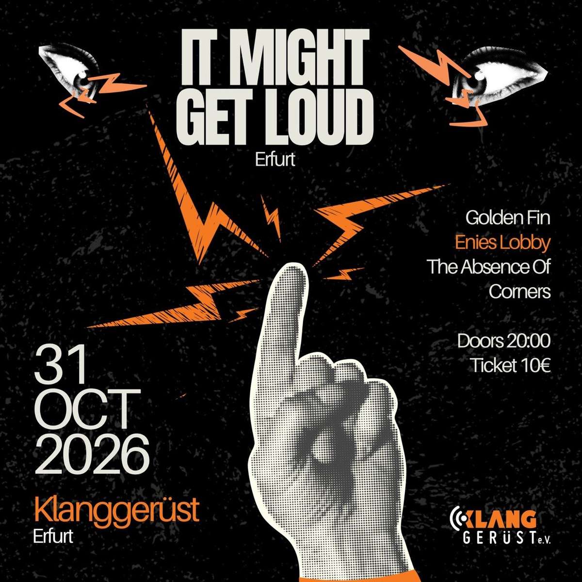 IT MIGHT GET LOUD Sa. 31.10.2026 | Bild 1