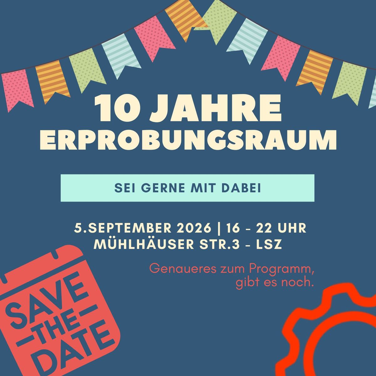 10 Jahre - Erprobungsraum Sa. 05.09.2026 | Bild 1