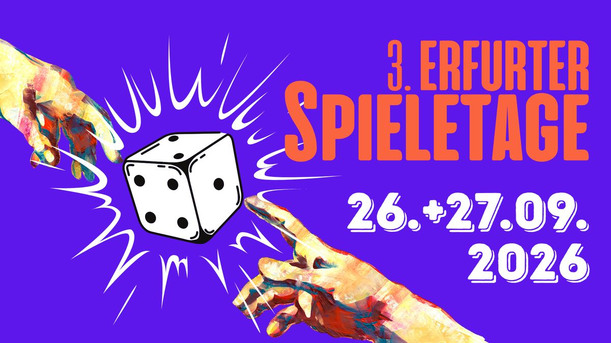 Erfurter Spieletage Sa. 26.09.2026 - So. 27.09.2026 | Bild 1