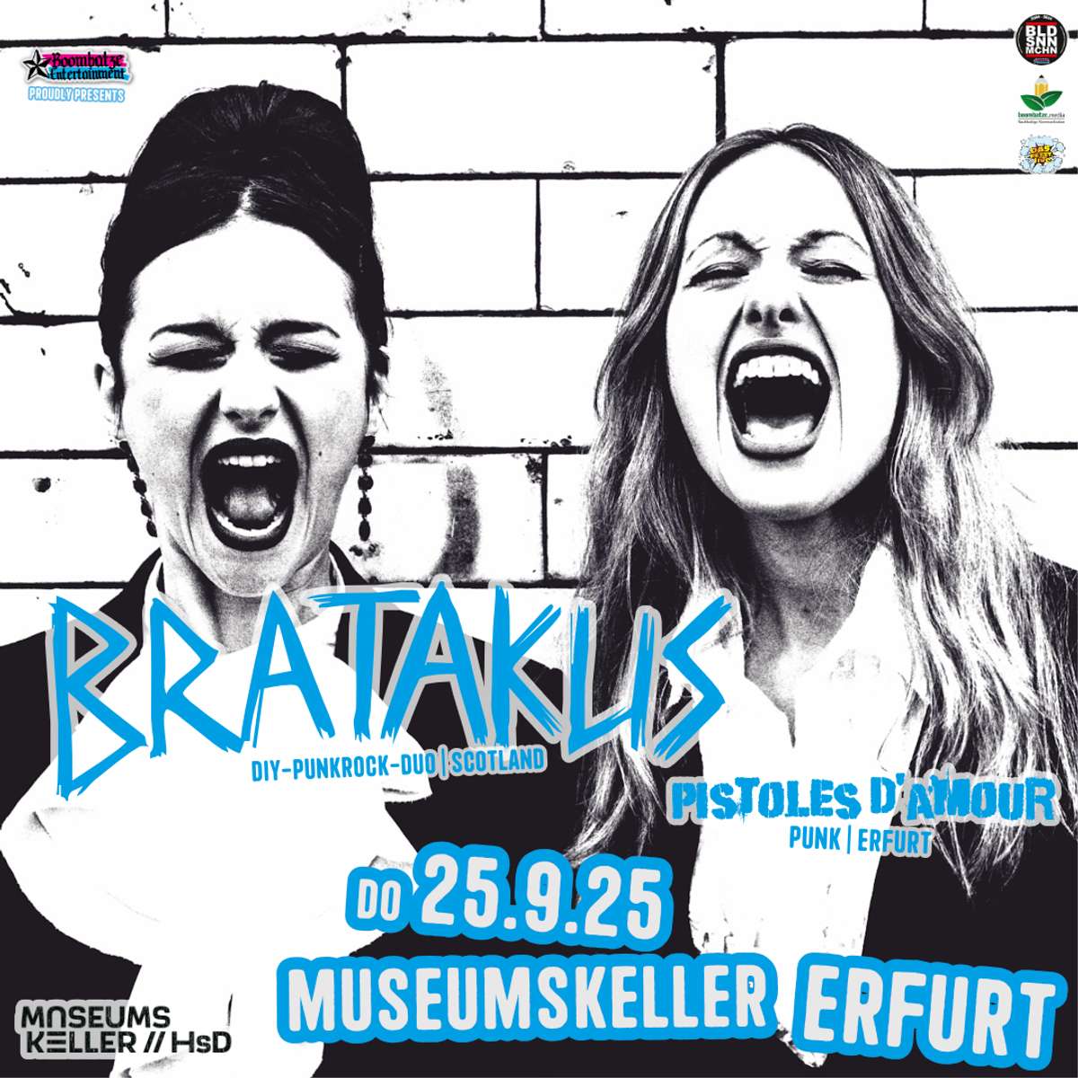 BRATAKUS [SCO] + PISTOLES D’AMOUR [EF] | Museumskeller Erfurt  Vorschaubild