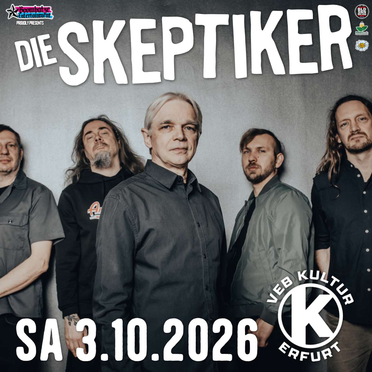 DIE SKEPTIKER | 3.10.26 VEB Kultur Erfurt Sa. 03.10.2026 | Bild 1
