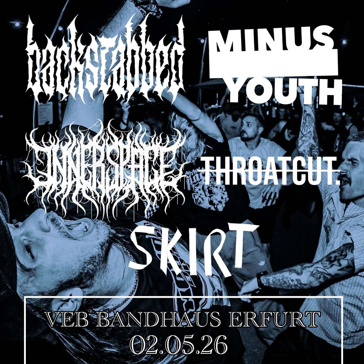 Backstabbed, Minus Youth, Inner Space, Throatcut, Skirt  Vorschaubild