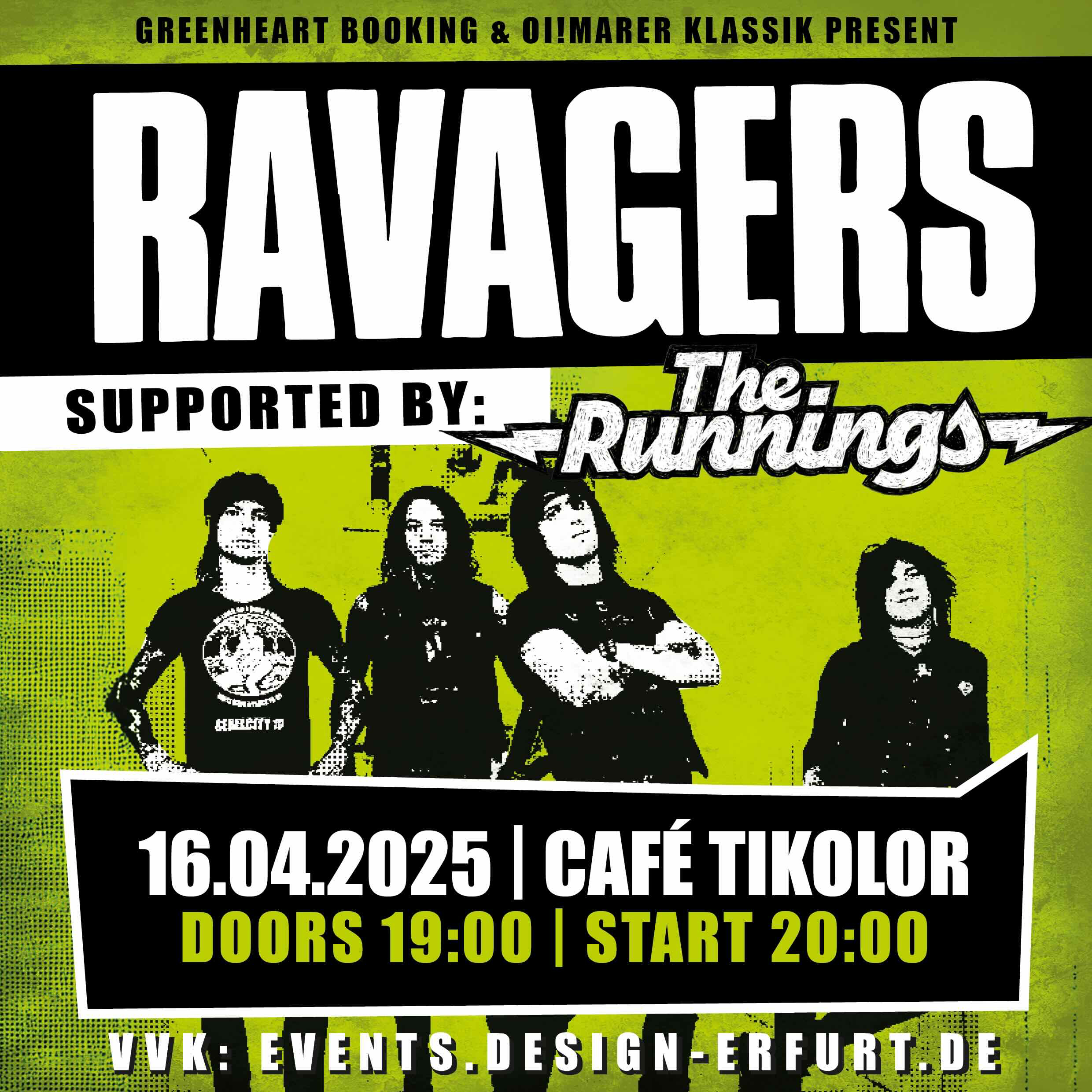 Ravagers, The Runnings @Café Tikolor Vorschaubild