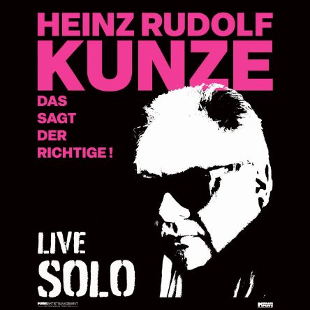 Heinz Rudolf Kunze – Das sagt der Richtige – Live Solo Fr. 18.12.2026 | Bild 1