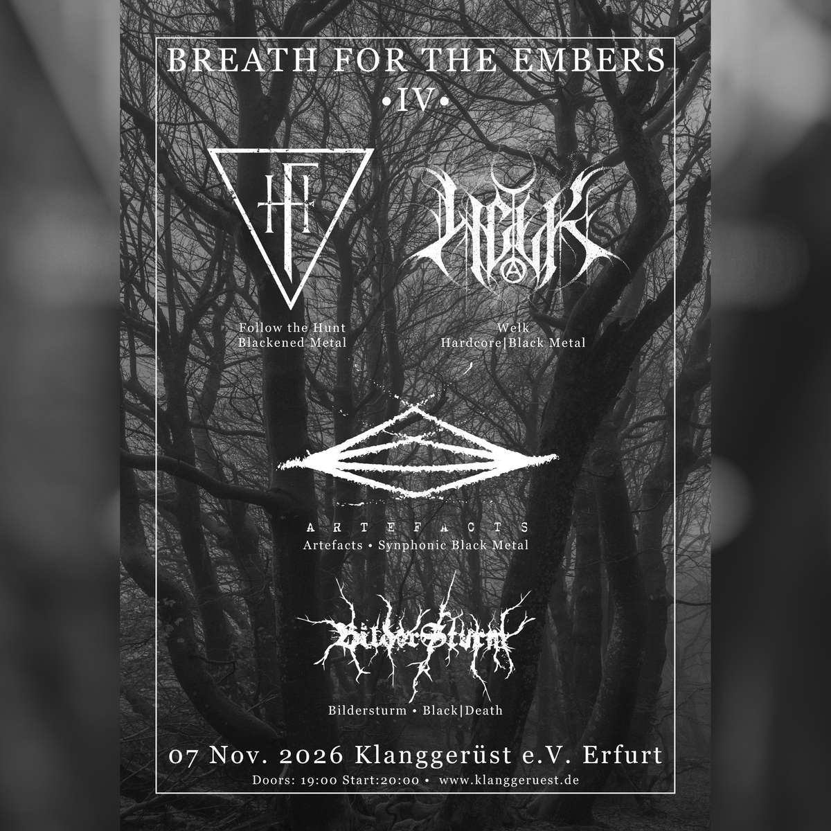 Breathe for the Embers IV Sa. 07.11.2026 | Bild 1
