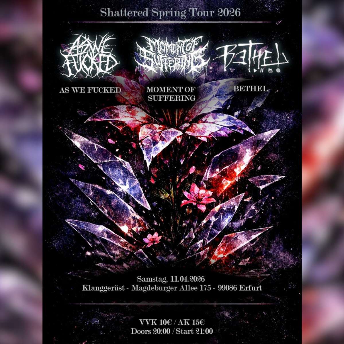 SHATTERED SPRING TOUR 2026 Sa. 11.04.2026 | Bild 1