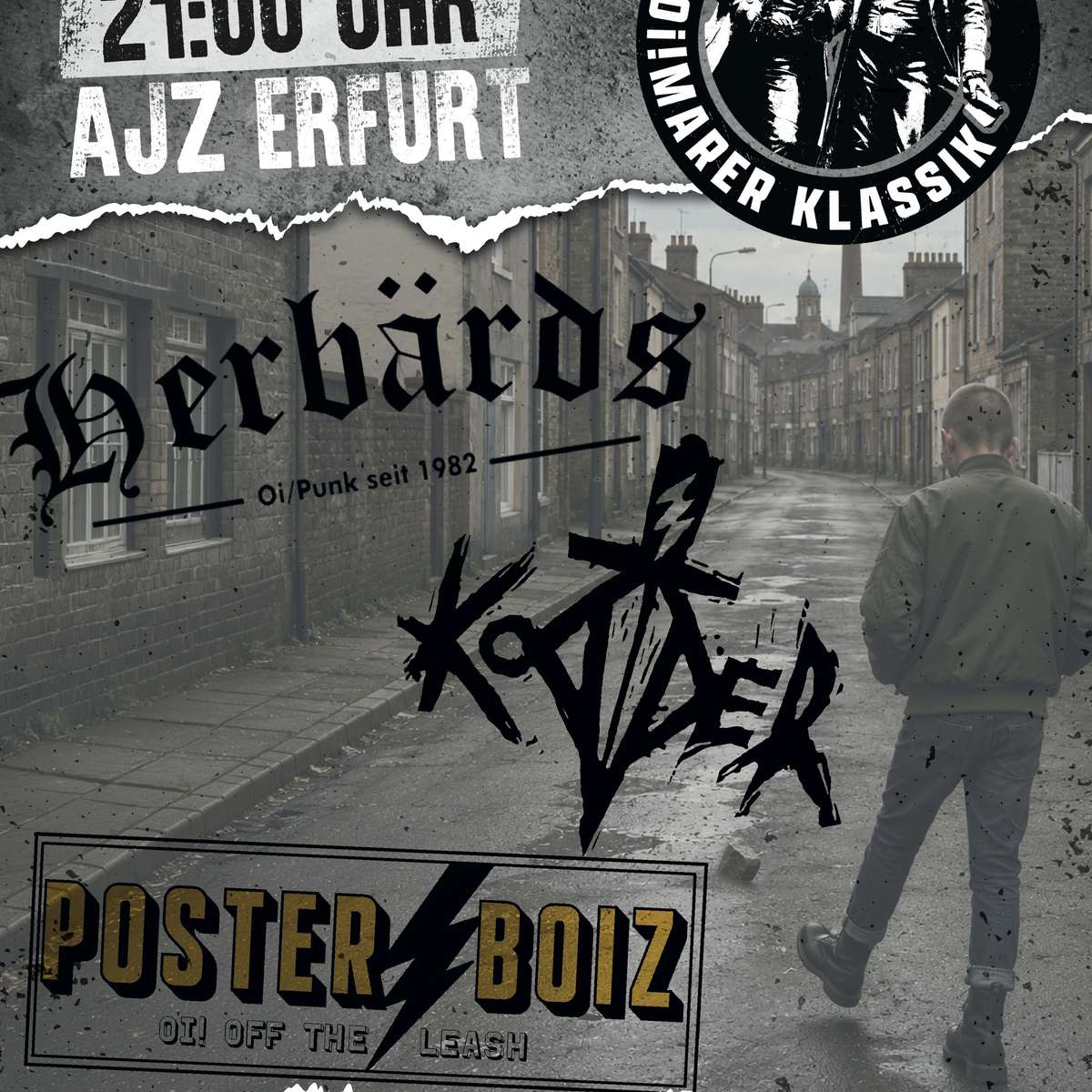 Herbärds, Kodder, Posterboiz @ AJZ Erfurt  Sa. 26.09.2026 | Bild 1