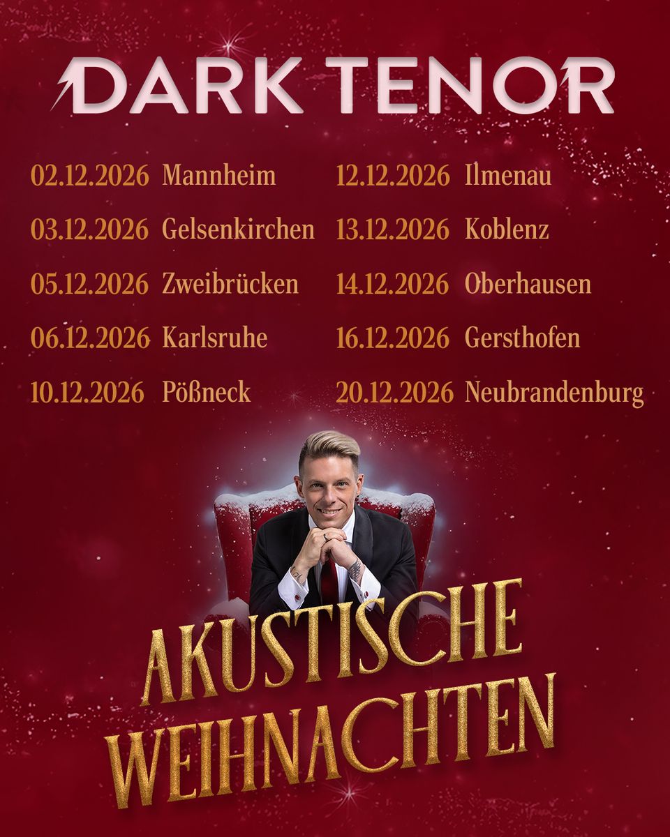 The Dark Tenor – Das Weihnachtskonzert Sa. 12.12.2026 | Bild 1